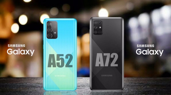 Samsung yeni akıllı telefonları A52 ve A72 modellerini tanıttı
