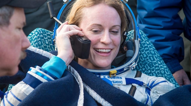 Van Gölünü dünyaya tanıtan Astronot Kate Rubins Dünya'ya indi